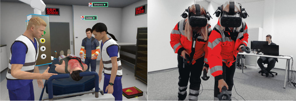 Ausbildung Notfallmedizin mit Simulation für Rettungsdienst und Virtual Reality